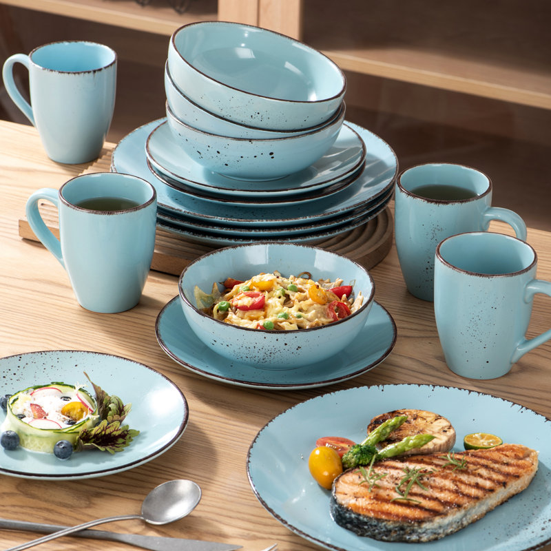 Latitude Run® Navia 32 Piece Dinnerware Set, Service for 8 & Reviews